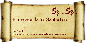 Szerencsés Szabolcs névjegykártya